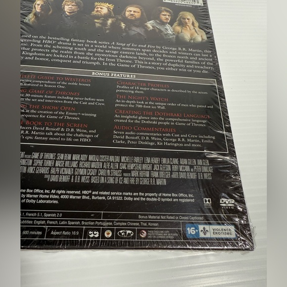 Game of Thrones Season 1 DVD box set NEW - Picture 3 of 13